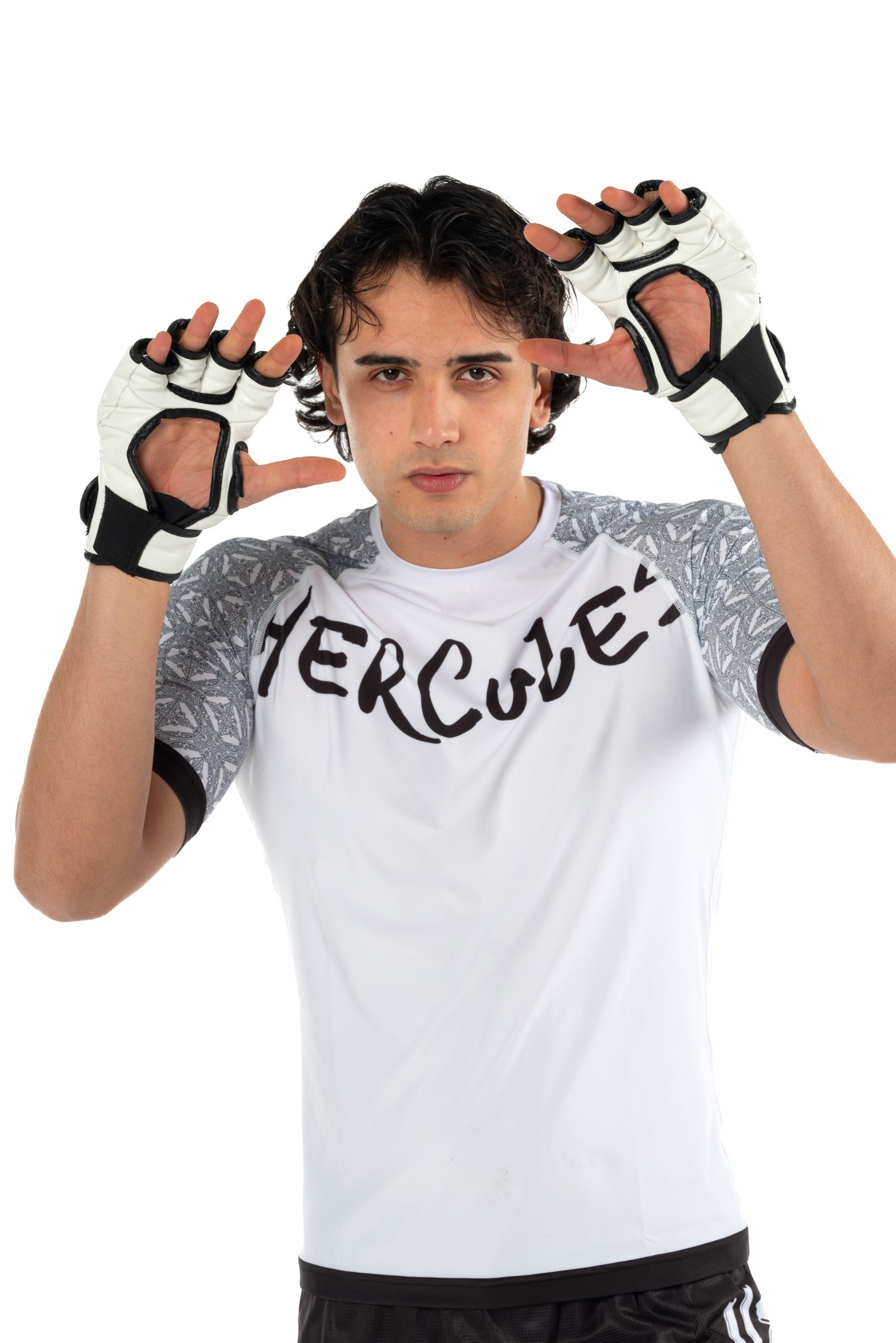 KF4 Profesyonel Beyaz MMA Eldiveni v1 - Hercules