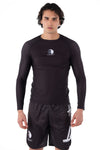 Erkek Uzun Kollu Rashguard – Siyah | MMA ve Antrenmanlar İçin - Hercules