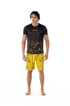 Sarı Unisex Profesyonel Tişört Ve Şort Takımı - Hercules