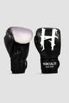 Hercules Fight Gear Ejderha Desenli Siyah Boks, Kickboks Eldiveni - Profesyonel Antrenman İçin - Hercules