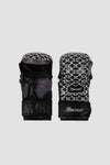 Hercules Fight Gear MMA Eldiveni - Desenli Siyah-Beyaz - Grappling, BJJ, Cage Fighting - Hercules