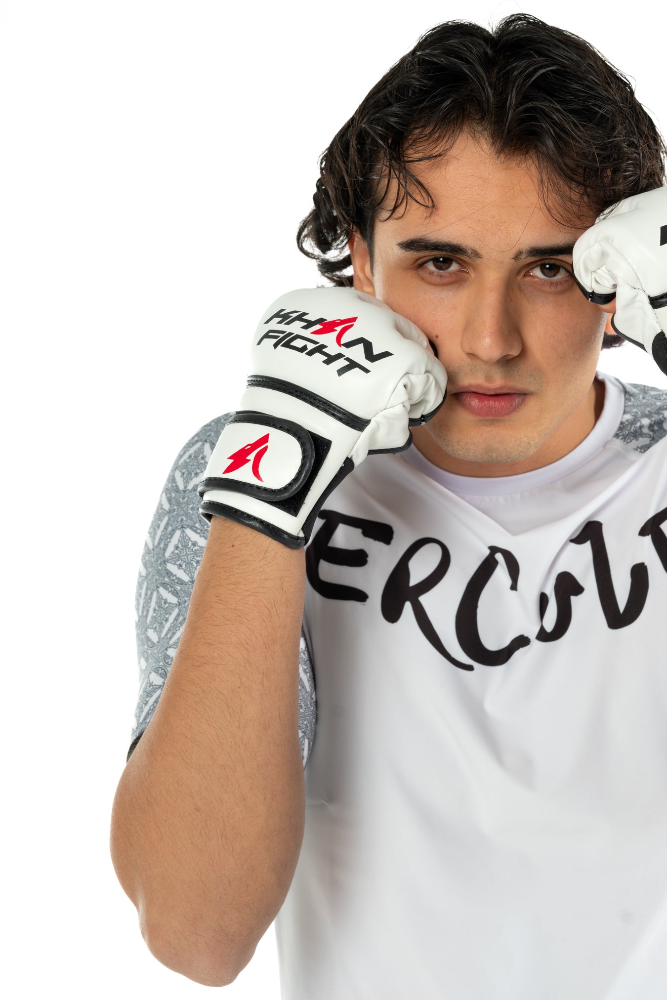 KF4 Profesyonel Beyaz MMA Eldiveni v1 - Hercules