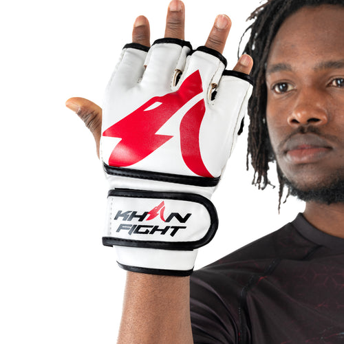 KF4 Profesyonel Beyaz MMA Eldiveni v2 - Hercules