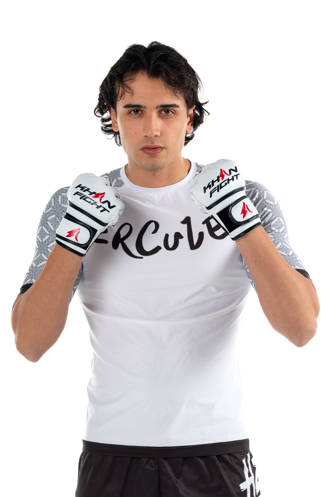 KF4 Profesyonel Beyaz MMA Eldiveni v1 - Hercules