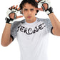 KF4 Profesyonel Beyaz MMA Eldiveni v1 - Hercules
