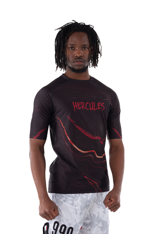 Siyah Kısa Kollu Rashguard