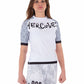 Kadın Kısa Kollu Rashguard – Beyaz | MMA ve Antrenmanlar İçin - Hercules