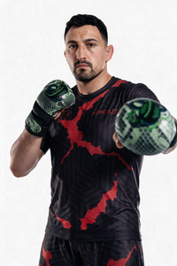 Hercules Yılan Desenli Yeşil MMA Eldiveni