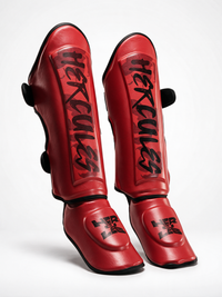Hercules AIGIS 1.2 Kırmızı Çiçek Desenli Kaval Koruyucu | Shin Guard