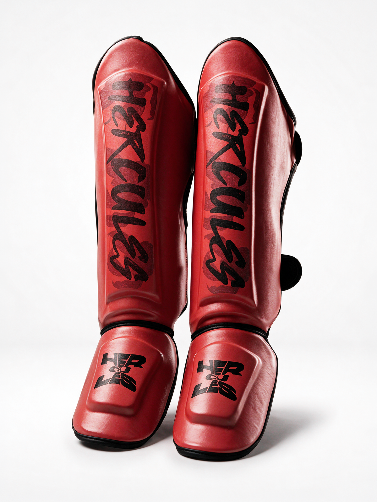 Hercules AIGIS 1.2 Kırmızı Çiçek Desenli Kaval Koruyucu | Shin Guard