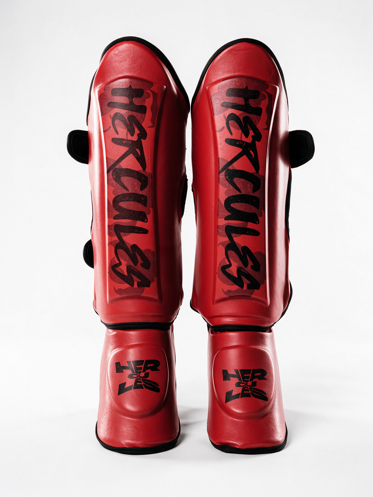 Hercules AIGIS 1.2 Kırmızı Çiçek Desenli Kaval Koruyucu | Shin Guard