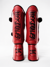 Hercules AIGIS 1.2 Kırmızı Çiçek Desenli Kaval Koruyucu | Shin Guard