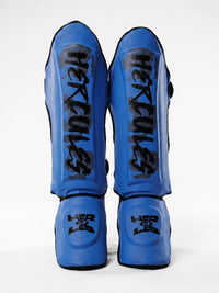 Hercules AIGIS 1.2 Mavi Çiçek Desenli Kaval Koruyucu | Shin Guard