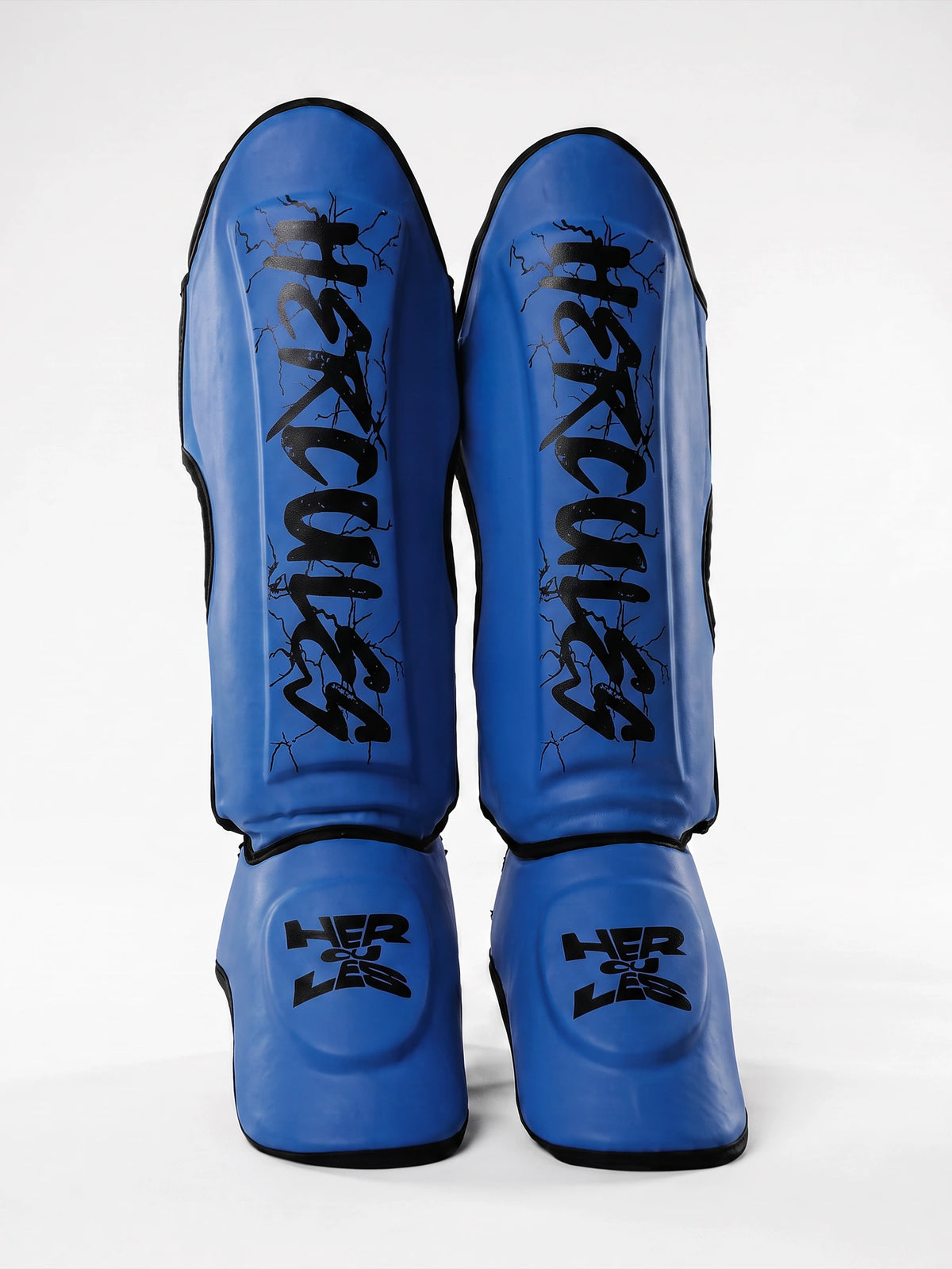 Hercules AIGIS 1.3 Mavi Şimşek Desenli Kaval Koruyucu | Shin Guard
