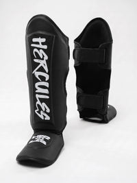 Hercules AIGIS 1.3 Siyah Şimşek Desenli Kaval Koruyucu | Shin Guard