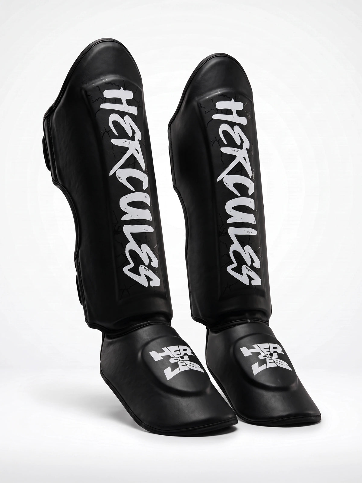 Hercules AIGIS 1.3 Siyah Şimşek Desenli Kaval Koruyucu | Shin Guard