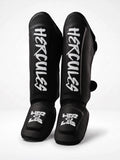 Hercules AIGIS 1.3 Siyah Şimşek Desenli Kaval Koruyucu | Shin Guard