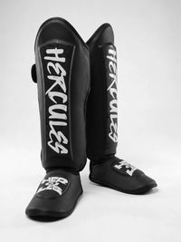 Hercules AIGIS 1.3 Siyah Şimşek Desenli Kaval Koruyucu | Shin Guard