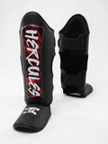 Hercules AIGIS 1.4 Siyah Kırmızı Desenli Kaval Koruyucu | Shin Guard