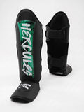 Hercules AIGIS 1.5 Siyah Yeşil Desenli Kaval Koruyucu | Shin Guard