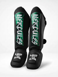 Hercules AIGIS 1.5 Siyah Yeşil Desenli Kaval Koruyucu | Shin Guard