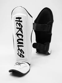 Hercules Fight Gear Beyaz Kaval Koruyucu | Shin Guard