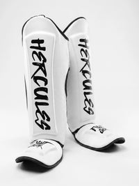 Hercules Fight Gear Beyaz Kaval Koruyucu | Shin Guard