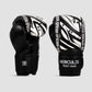 Hercules Fight Gear Desenli Siyah Beyaz Boks, Kickboks Eldiveni - Profesyonel Antrenman İçin - Hercules