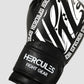 Hercules Fight Gear Desenli Siyah Beyaz Boks, Kickboks Eldiveni - Profesyonel Antrenman İçin - Hercules