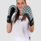 Hercules Fight Gear Desenli Mavi Beyaz Boks, Kickboks Eldiveni - Profesyonel Antrenman İçin - Hercules