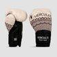 Hercules Fight Gear Desenli Bej Siyah Boks, Kickboks Eldiveni - Profesyonel Antrenman İçin - Hercules
