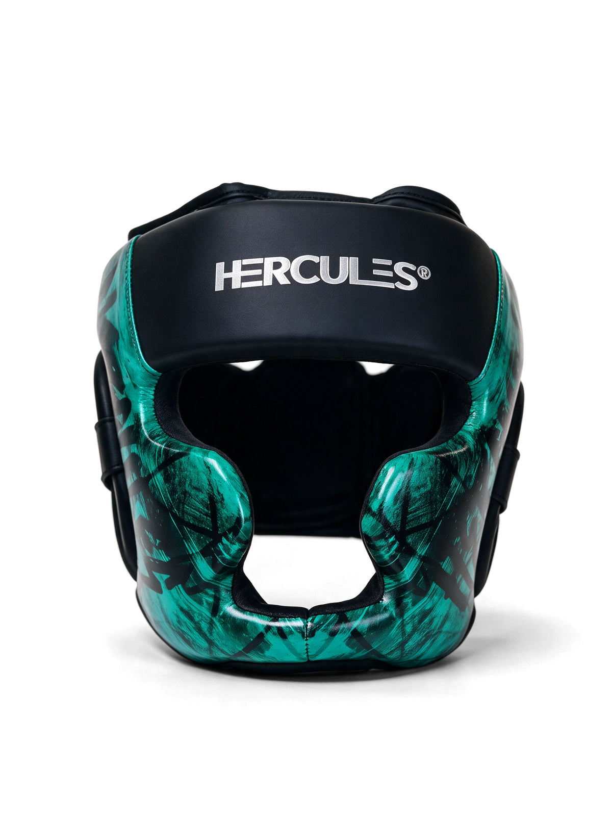 Hercules KORX 1.1 Siyah Turkuaz Desenli Kafa Koruyucu