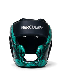 Hercules KORX 1.1 Siyah Turkuaz Desenli Kafa Koruyucu