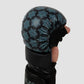 Hercules Fight Gear MMA Eldiveni - Desenli Siyah Mavi - Grappling, BJJ, Cage Fighting - Hercules