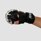 Hercules Fight Gear MMA Eldiveni - Ejderha Desenli Siyah-Beyaz - Grappling, BJJ, Cage Fighting - Hercules