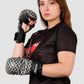 Hercules Fight Gear MMA Eldiveni - Desenli Siyah-Beyaz - Grappling, BJJ, Cage Fighting - Hercules