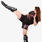 Hercules Fight Gear Kaval Koruyucu - Aslan Desenli Siyah - Kickboks, Muay Thai, Taekwondo - Hercules