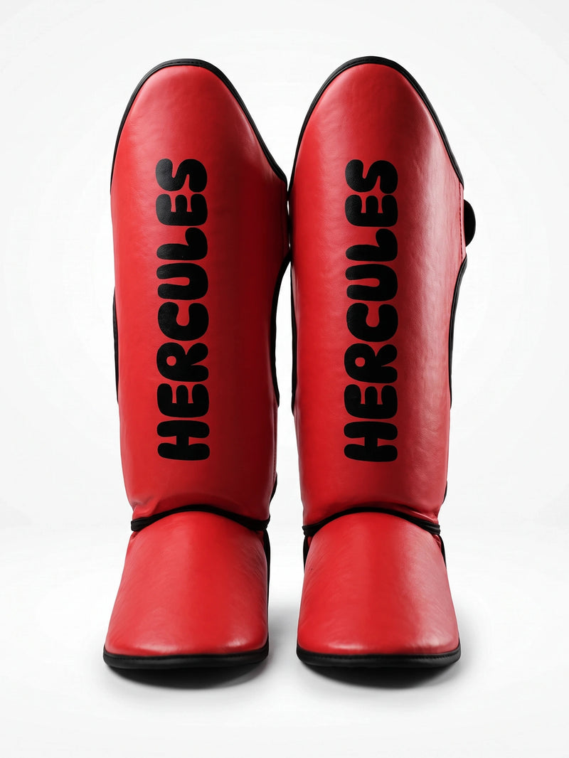 Hercules Çocuk Kırmızı Kaval Koruyucu | Shin Guard