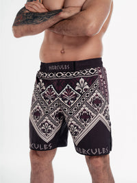 Kahverengi Desenli MMA & Muay Thai Dövüş Şortu – Fitness & Spor Antrenman