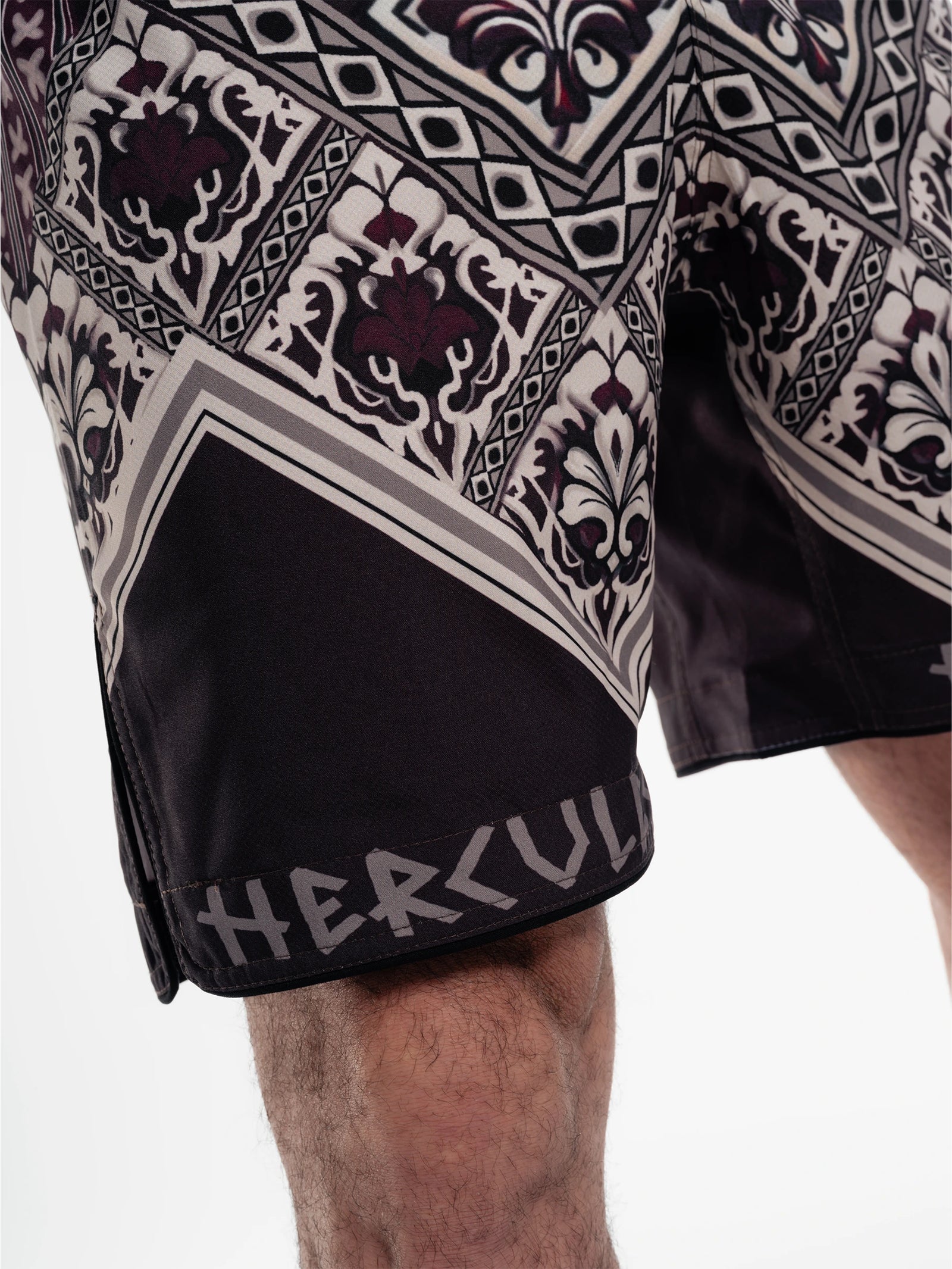 Kahverengi Desenli MMA & Muay Thai Dövüş Şortu – Fitness & Spor Antrenman