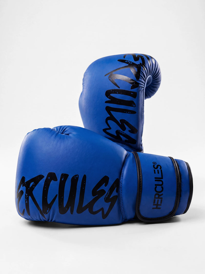 Hercules Mavi Profesyonel Boks ve Kickboks Eldiveni