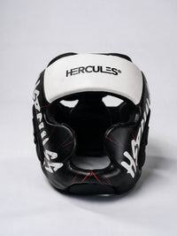 Hercules Fight Gear Kafa Koruyucu - Siyah Kırmızı V2 - Boks, MMA, Kickboks