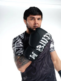 Hercules Fight Gear Siyah Boks Eldiveni | Beyaz Logo