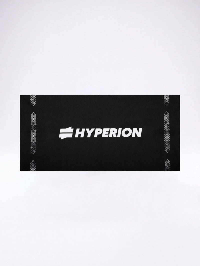 Hercules | HYP Design Spor ve Antreman El Havlusu (Siyah)