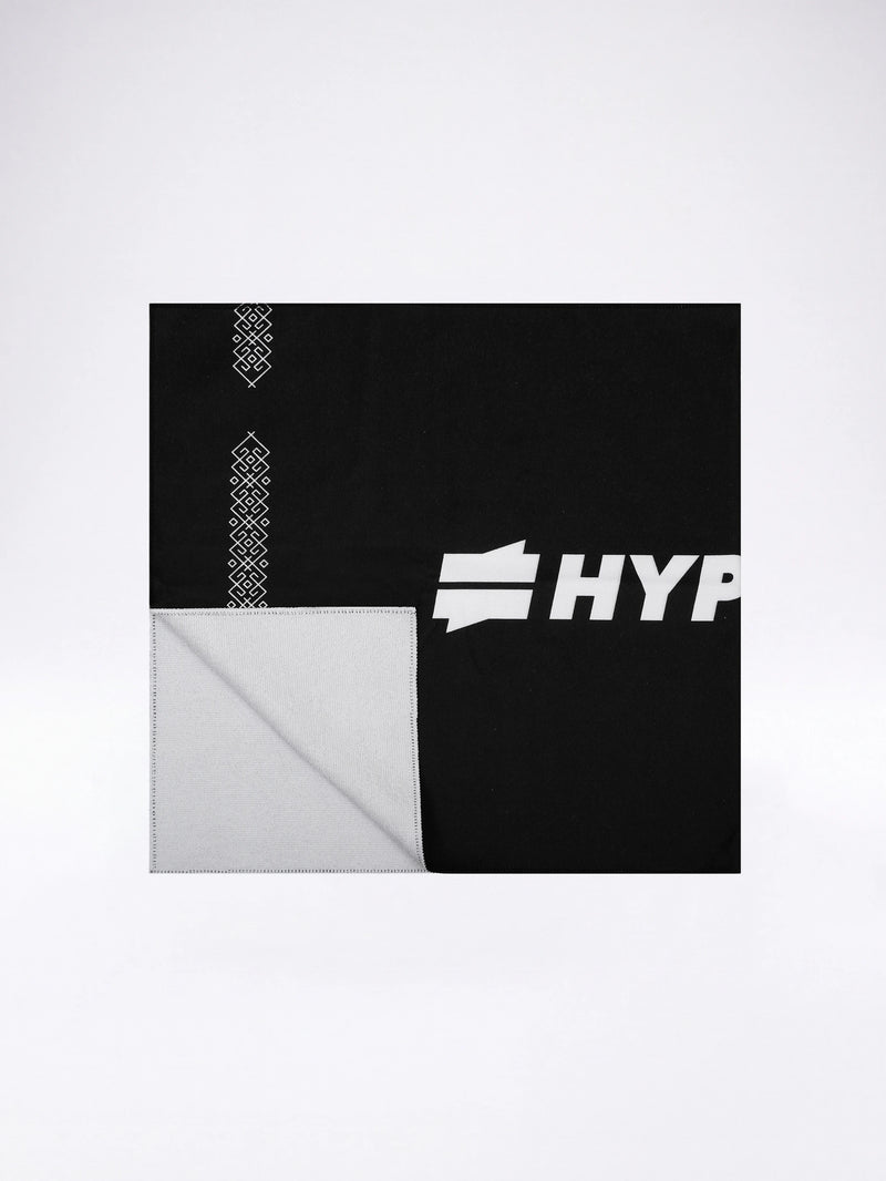 Hercules | HYP Design Spor ve Antreman El Havlusu (Siyah)