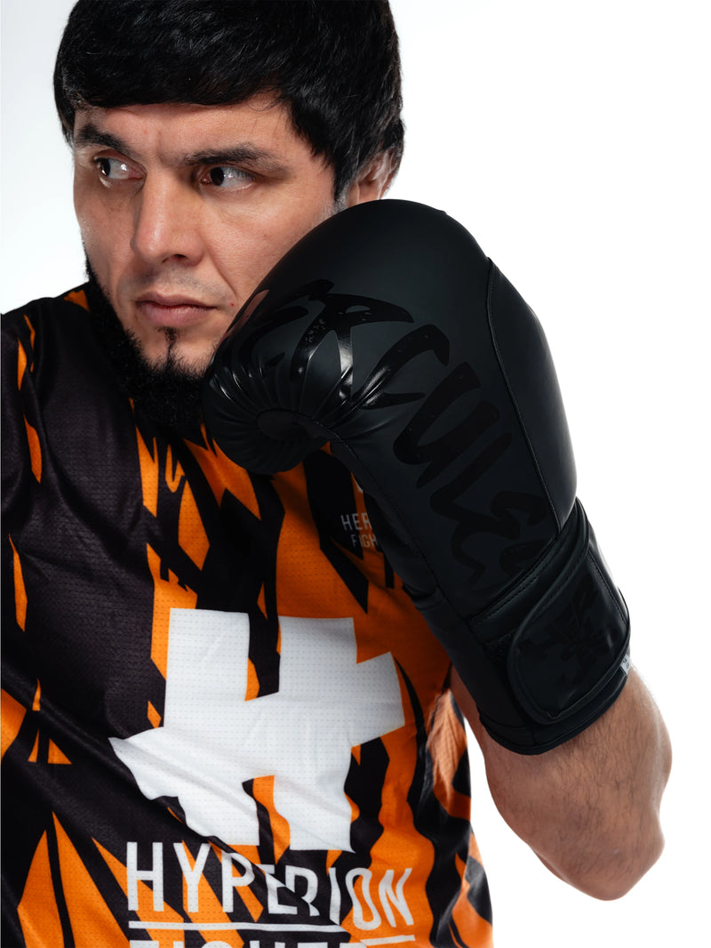 Hercules Fight Gear Black on Black Siyah Boks Eldiveni