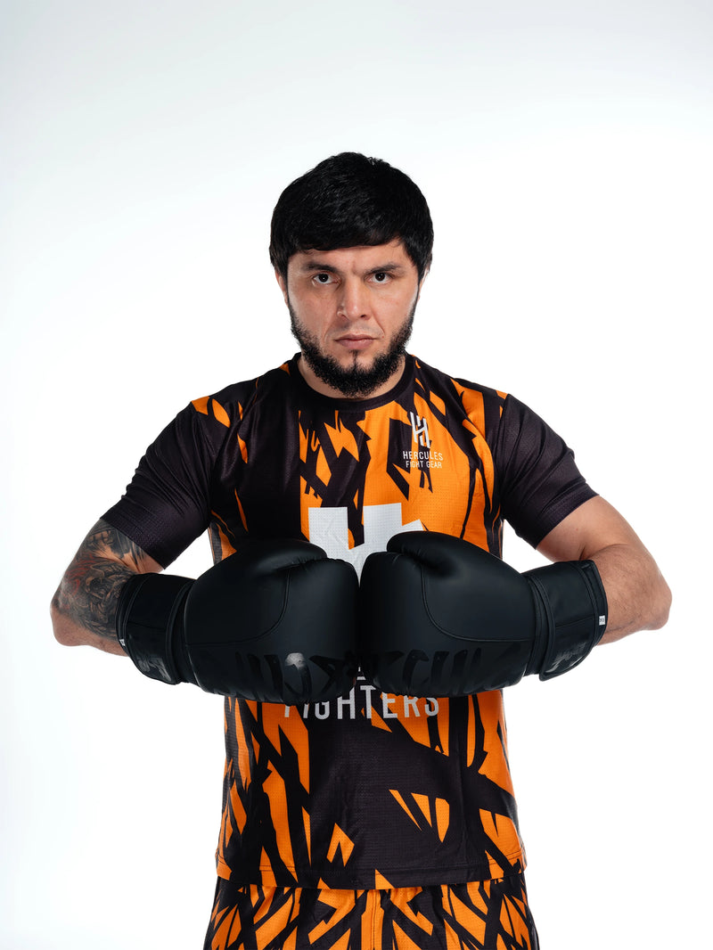 Hercules Fight Gear Black on Black Siyah Boks Eldiveni