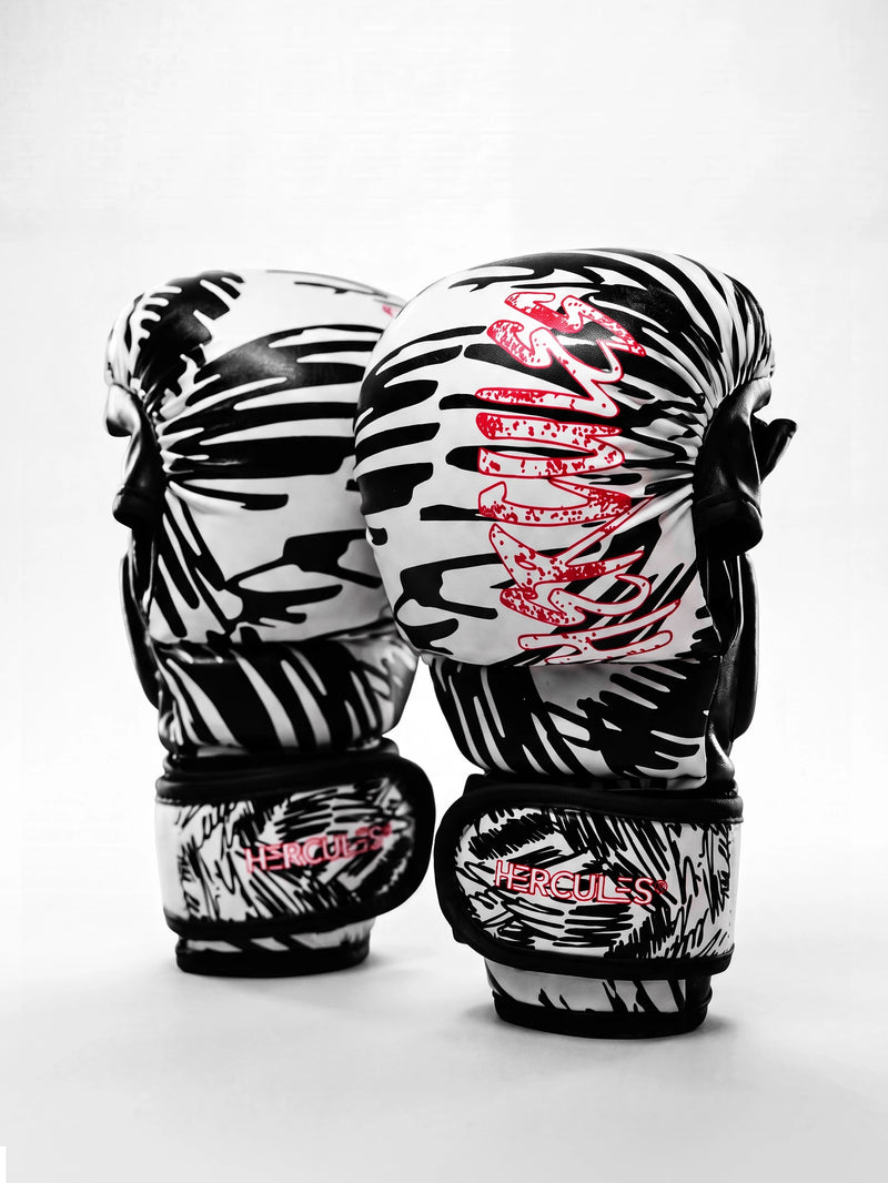 Hercules Zebra Desenli MMA Eldiveni