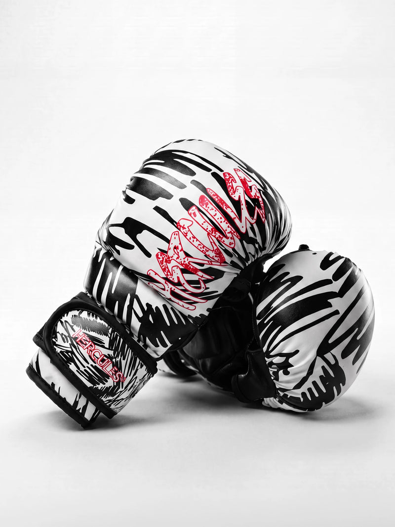 Hercules Zebra Desenli MMA Eldiveni