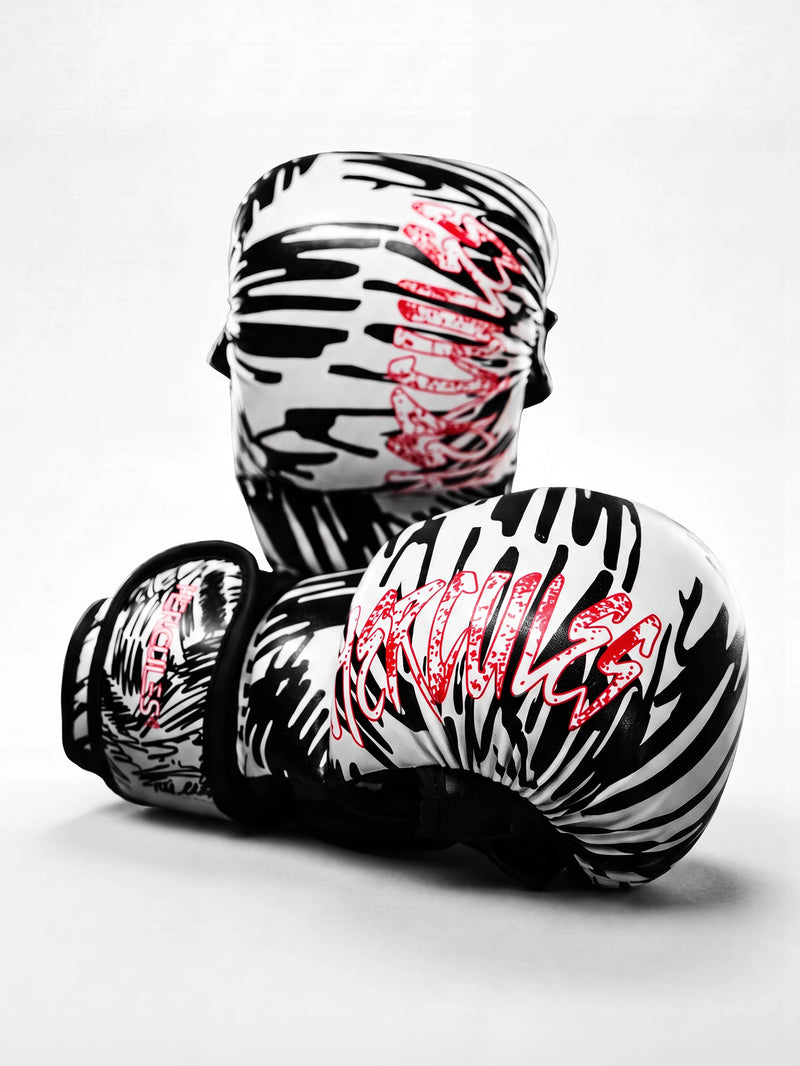Hercules Zebra Desenli MMA Eldiveni